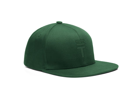 Green Triple Threat snapback hat with a green Triple Threat logo